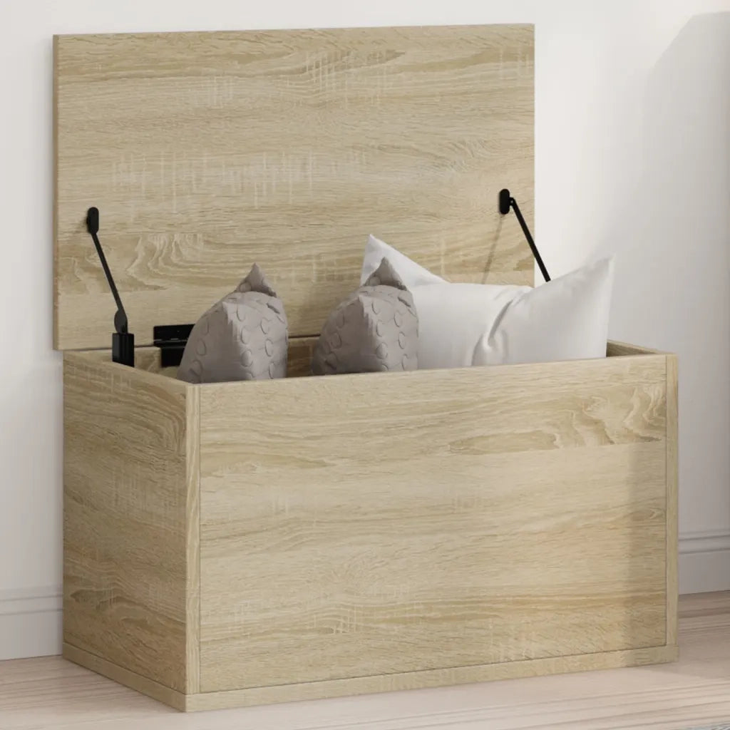 vidaXL Contenitore Portaoggetti Rovere Sonoma 60x35x35cm in Truciolato