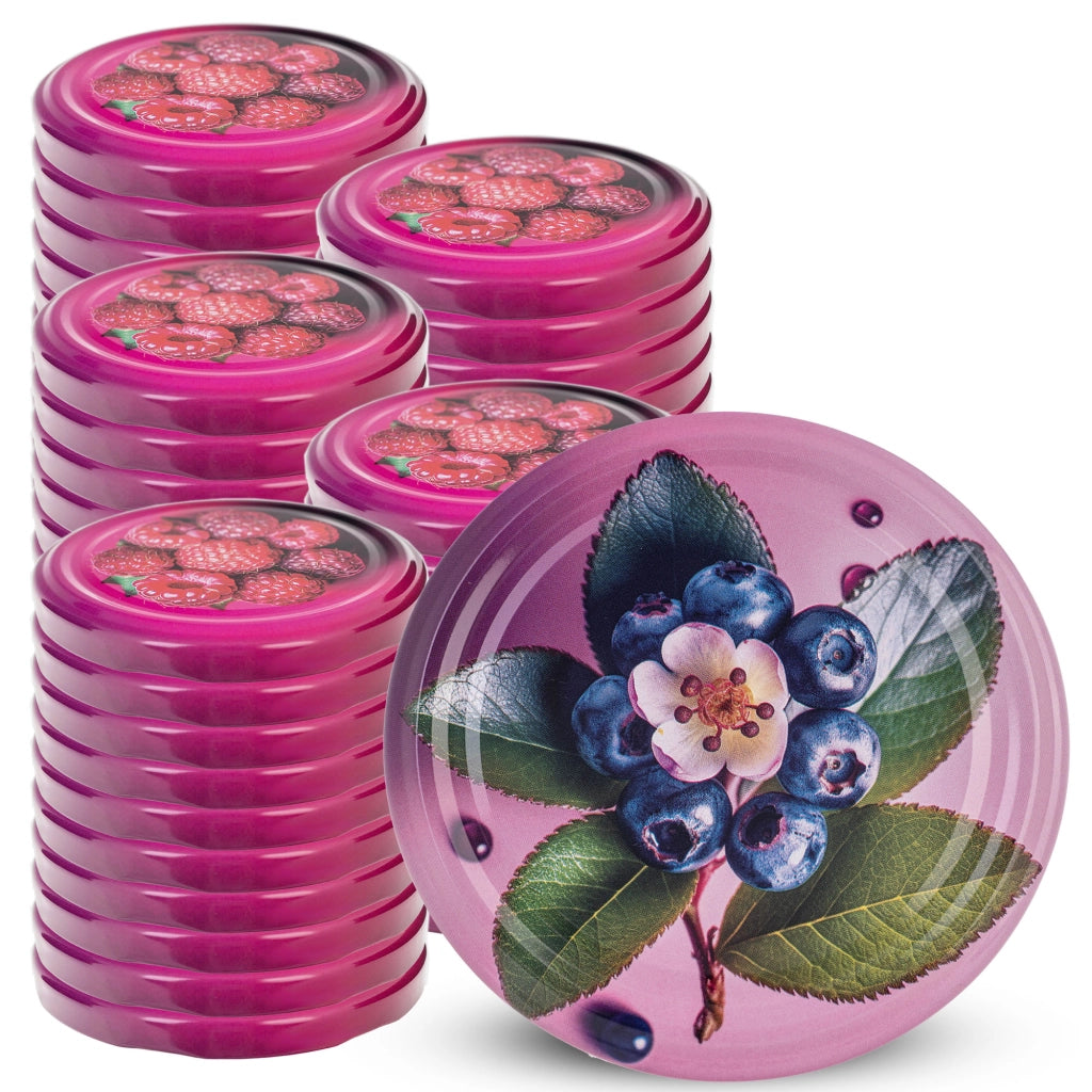 KADAX 50x Jar Caps Fi 82 Tappi per Barattoli Coperchi Conserva
