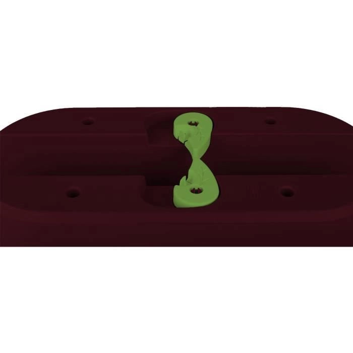 Cavaliere Osaka Jardiniere 19,5 L - EDA - Rosso Borgogna - per Balconi e Ringhiere