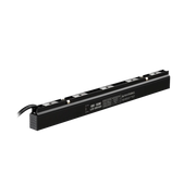 STICK ALIMENTATORE A BINARIO SURFACE ON-OFF 305x32x16 mm NERO