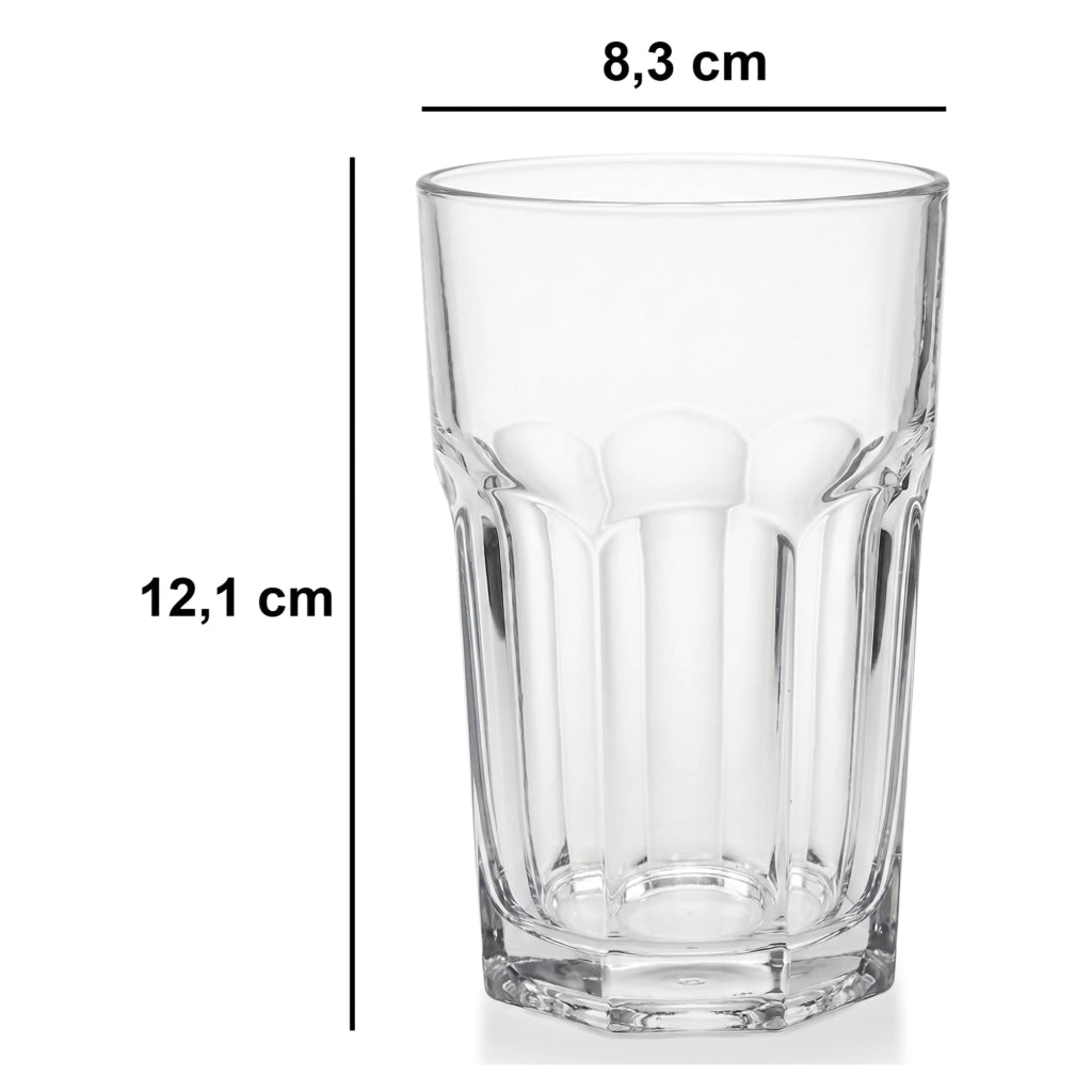 Pavasa, Bicchieri set da 6 365 ml, Trasparente