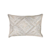 Cuscino decorativo Dazzle in pelle beige e oro
