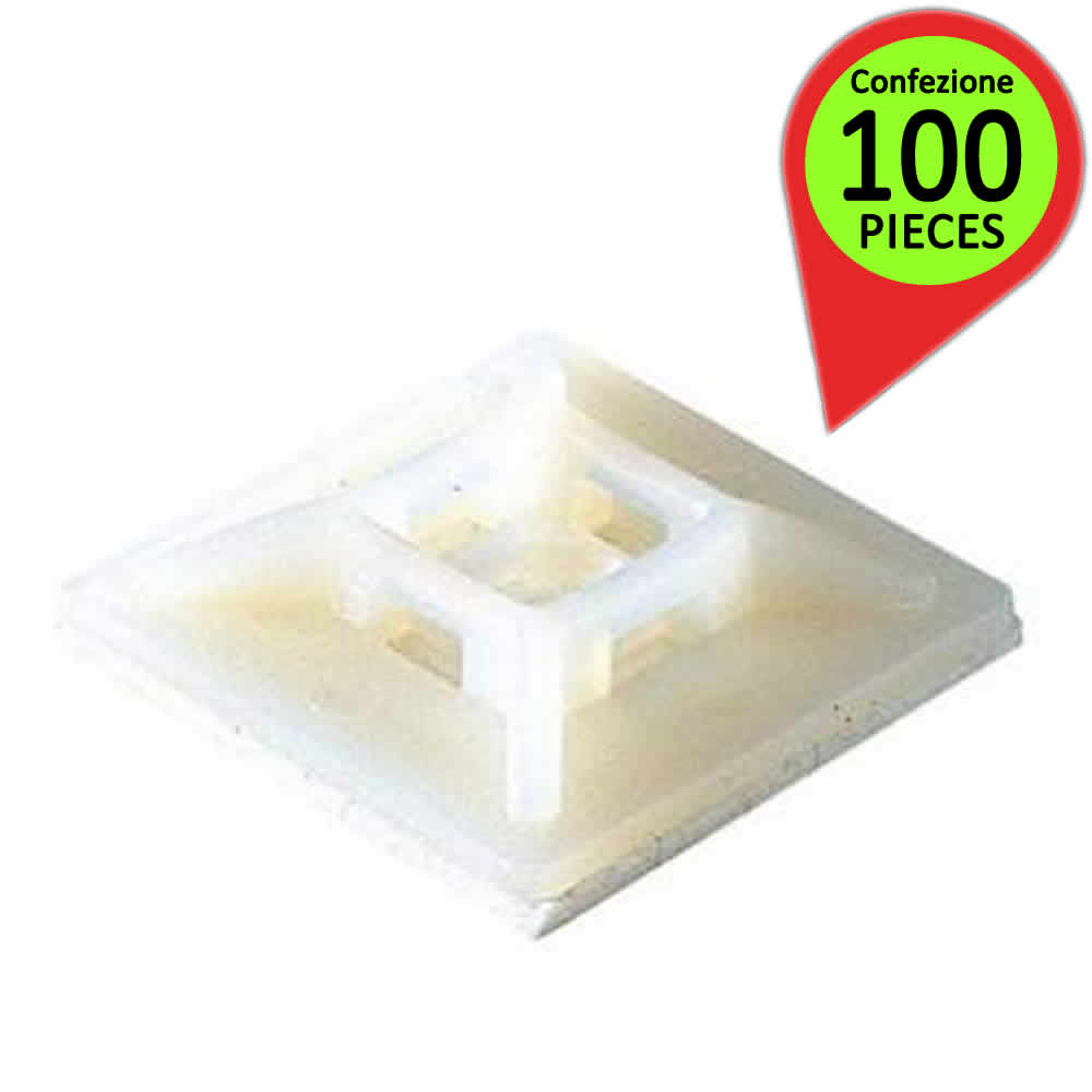 Base Adesiva Con Occhiello Per Fascette In Set - Foto 9