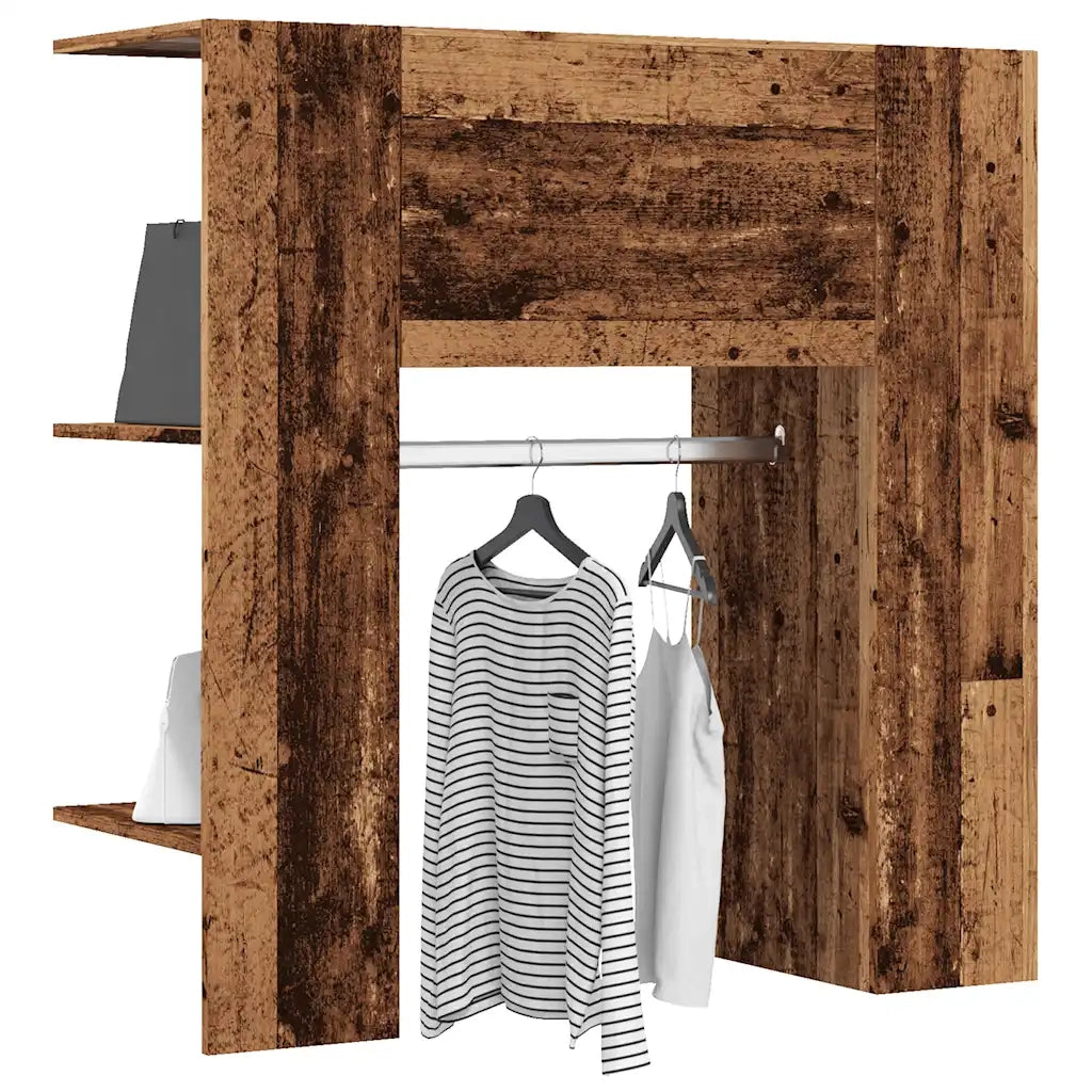Scaffale Ingresso Legno Antico 97,5x37x99 cm Legno Multistrato CFW9823926