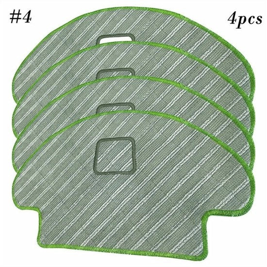 Accessori di manutenzione e pulizia - Adatto per aspirapolvere iRobot Combo113 R113840 - Pannelli di asciugatura idonei al lavaggio (4 pezzi)