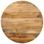 Piano per Tavolo Ã˜ 70x2,5cm Rotondo in Legno Massello di Mango