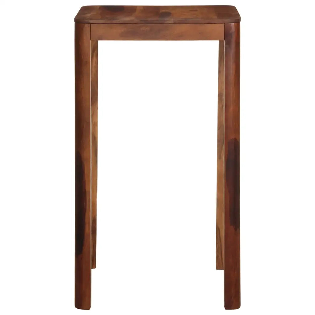 Tavolo da Bar 60x60x107 cm in Legno Massello di Acacia 4102370
