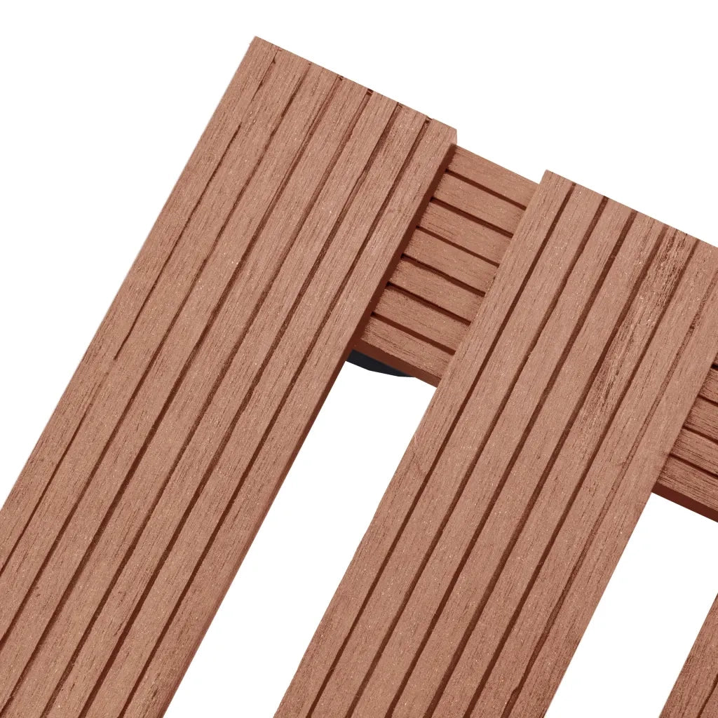 Carrelli Porta Piante 4 pz Marroni 30x30x7,5 cm WPC cod mxl 58256