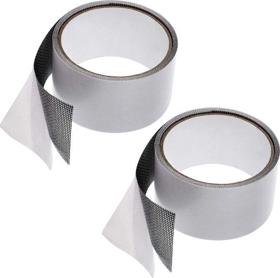Riparazione - 2 Stuk - 5M*50mm - Nastro di Riparazione - Adesivo per Vetro - Strumenti per Riparazione di Vetro - Ripara Vetro Rotto - Nastro per Vetro - Adesivo a Fibra di Vetro - per la riparazione di finestre e porte