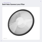 Filtro per lenti con effetto speciale Halo - Vetrata ottica - Riflessione ridotta grazie a doppia applicazione - Accessori fotografici - Custodia di trasporto - Panno di pulizia