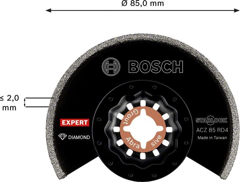 2608900034 - Lama per Multimateriale , ACZ85RD4 , EXPERT for MATERIALI ABRASIVI, D.85mm