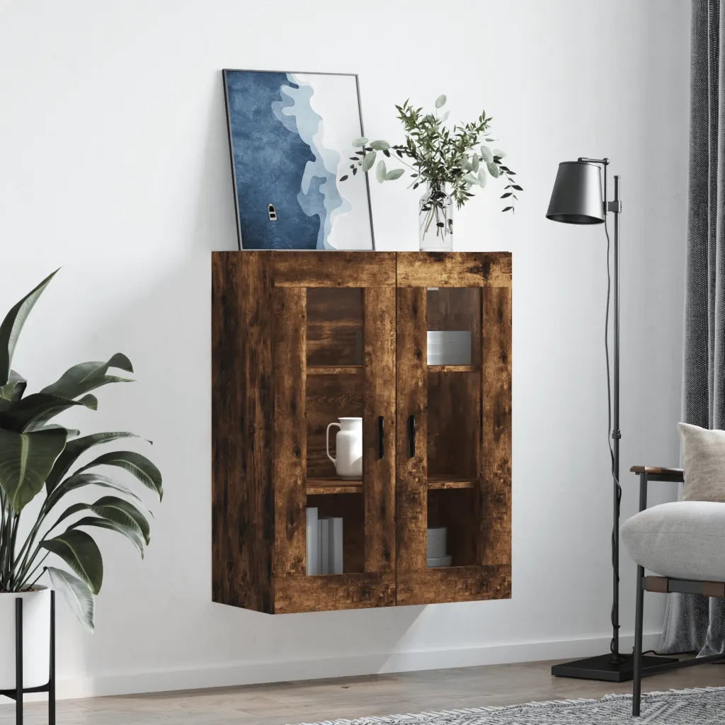 Mobile a Parete Rovere Fumo 69,5x34x90 cmcod mxl 104796