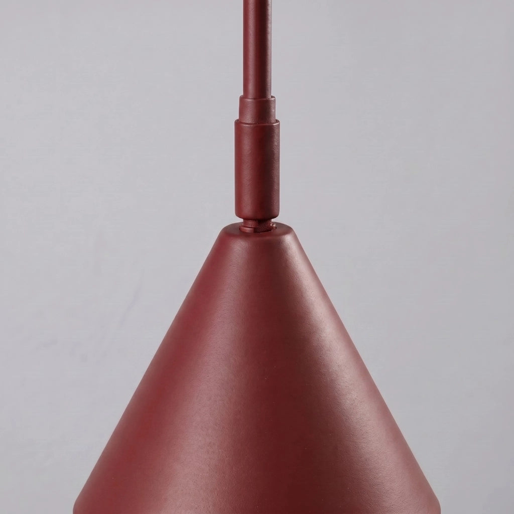 Applique NOX 2 bordeaux con interruttore
