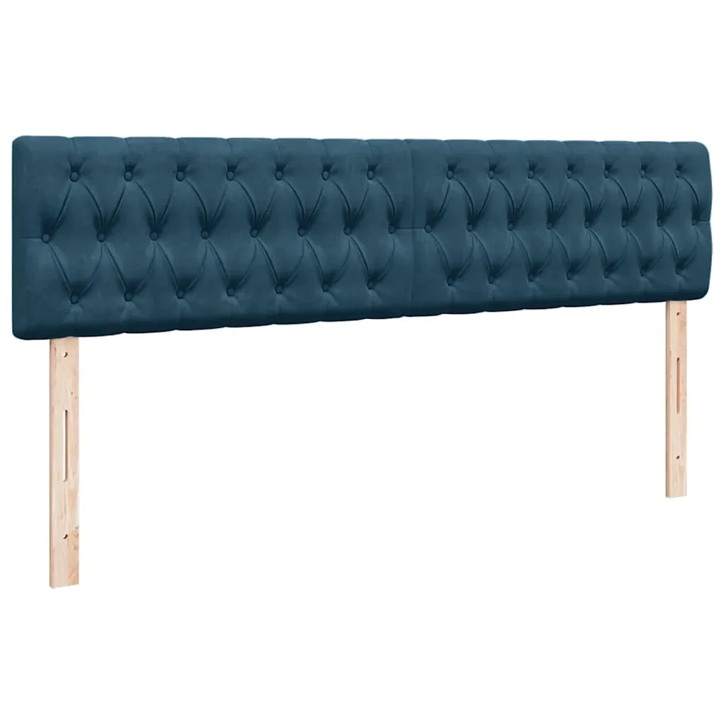 Struttura Letto Pouf con Materassi 160x200 cm Velluto 3312939