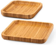 Set di piatti in bambù quadrati - ideale per l'uso domestico piatto in bambù