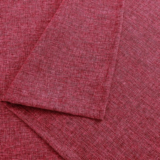 Telaio per tavola in lino resistente all'acqua, dimensioni 135 x 220 cm, colore rosso, 1 pezzo