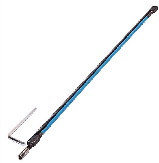 Truss Rod 2 viepi regolabile - 460 mm di lunghezza - 4,5 mm di diametro - Acciaio - Facile da installare - Blu - Manico di chitarra