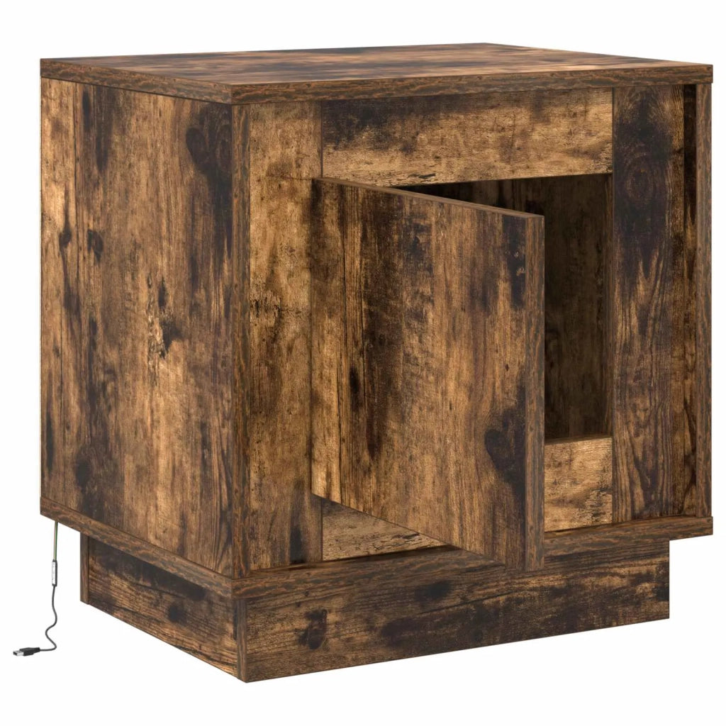 Armadio da Notte Rovere fumé 44 x 34,5 x 45 cm 869570