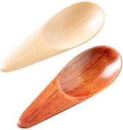 Set di cucchiai in legno (4 pezzi): cucchiai per caffè in legno, cucchiai per dessert in legno, cucchiai per sale in legno, cucchiai per tè multifunzionali, cucchiai per tè pratici, cucchiai in legno riutilizzabili, articoli da cucina.