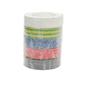 Set di 5 nastri isolanti multicolori 18mmx20m PVC Breckner Germany