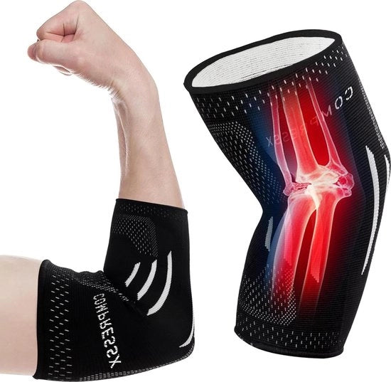 Supporto per la caviglia con compressione media - Adatto per la caviglia da tennis, la caviglia da golf, il sollevamento pesi, la tendinitis e le lesioni sportive - Allevia il dolore unisex.