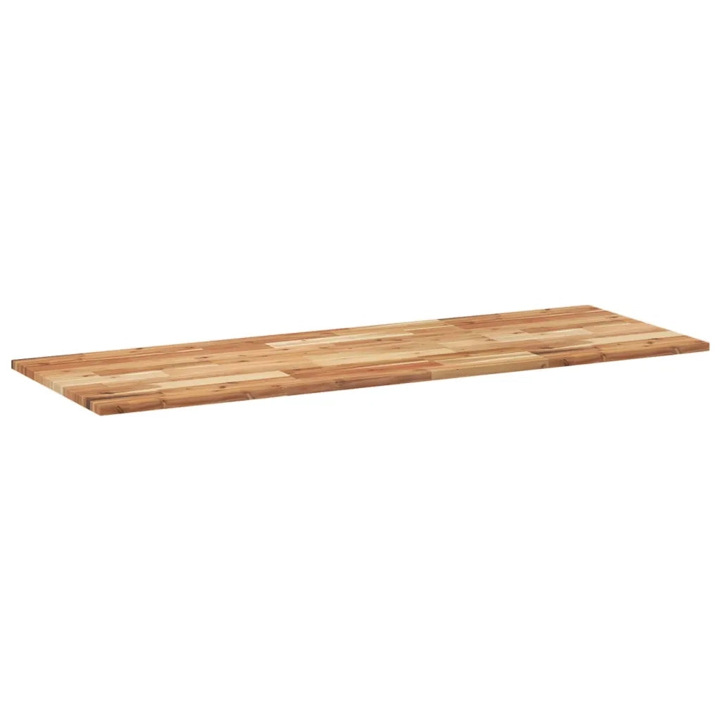 Piano da Bagno Finitura a Olio 120x50x2 cm in Legno di Acacia 3279696