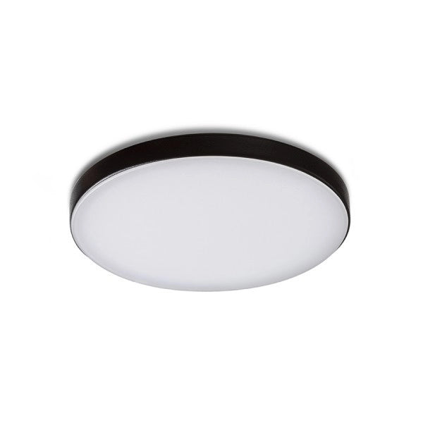 Lampada plafoniera BJORK R 9 da incasso nero  230V LED 6W  3000K