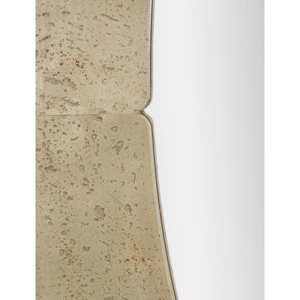 Specchio da parete ovale effetto pietra 70x119,5 cm