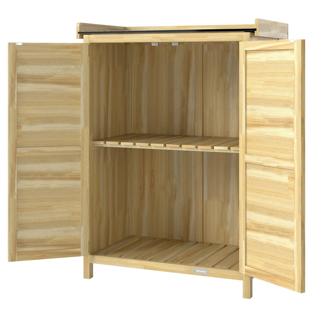 Armadio da Giardino in Legno ¨C zephmum ¨C 71.5x39x95 cm
