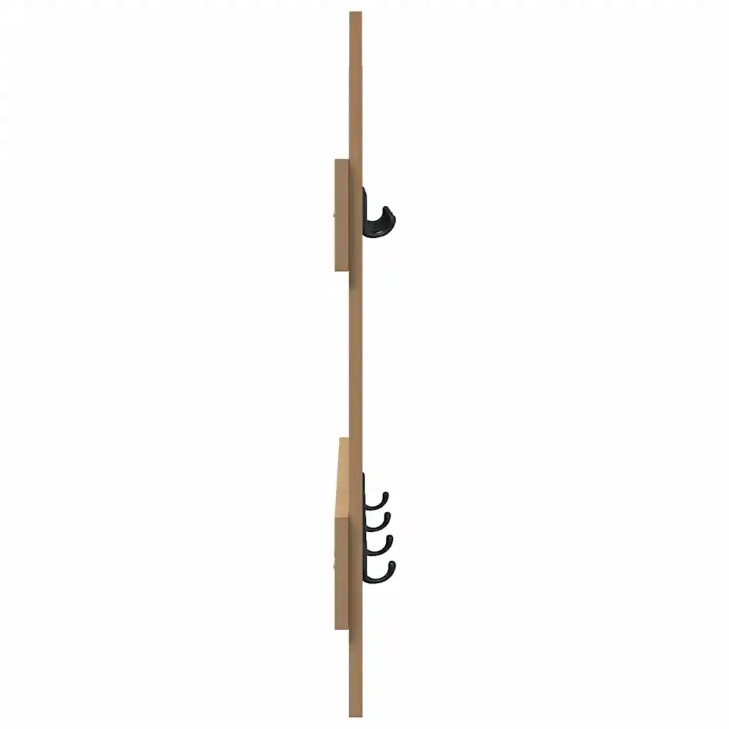 Appendiabiti a muro A parete Rovere artigianale 60 x 3 x 82 cm 874482