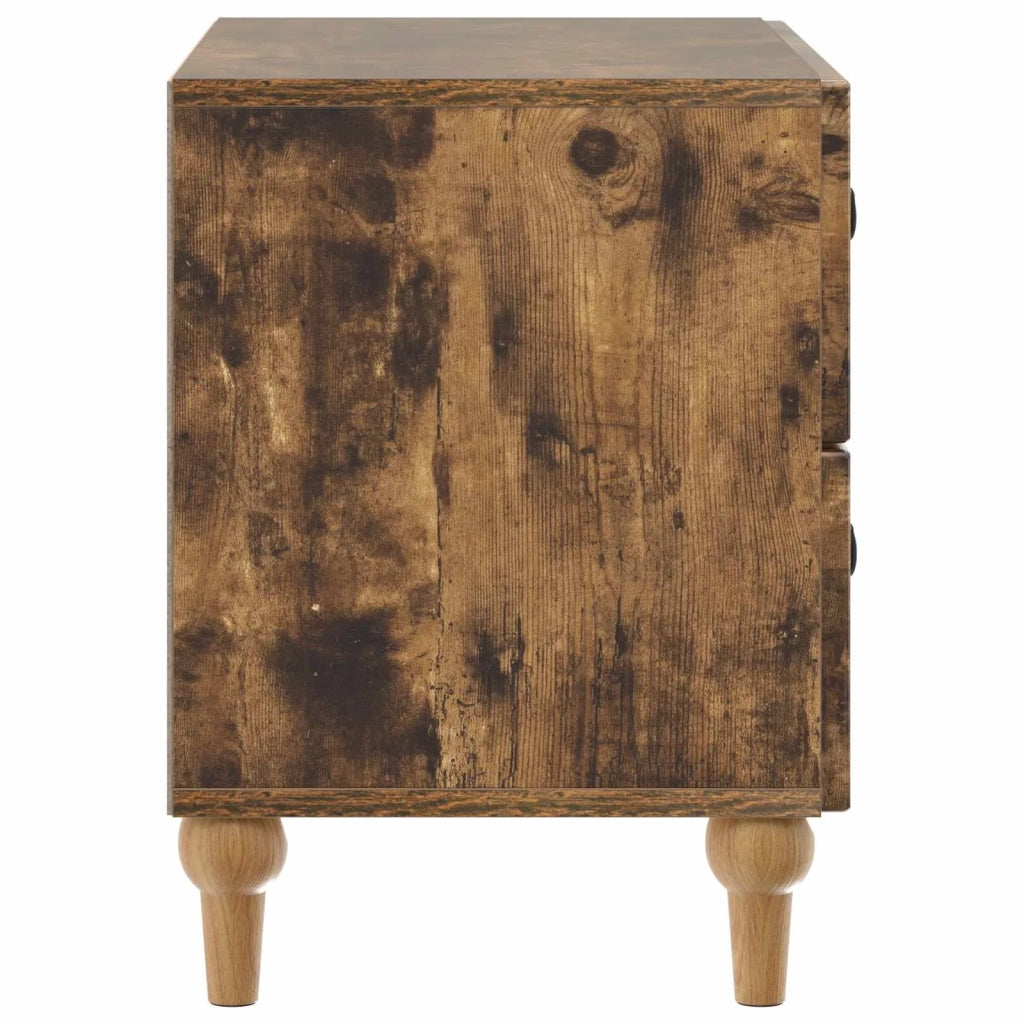 Armadio da Notte con cassetto Rovere Fumo 62 x 34,5 x 48 cm 894090