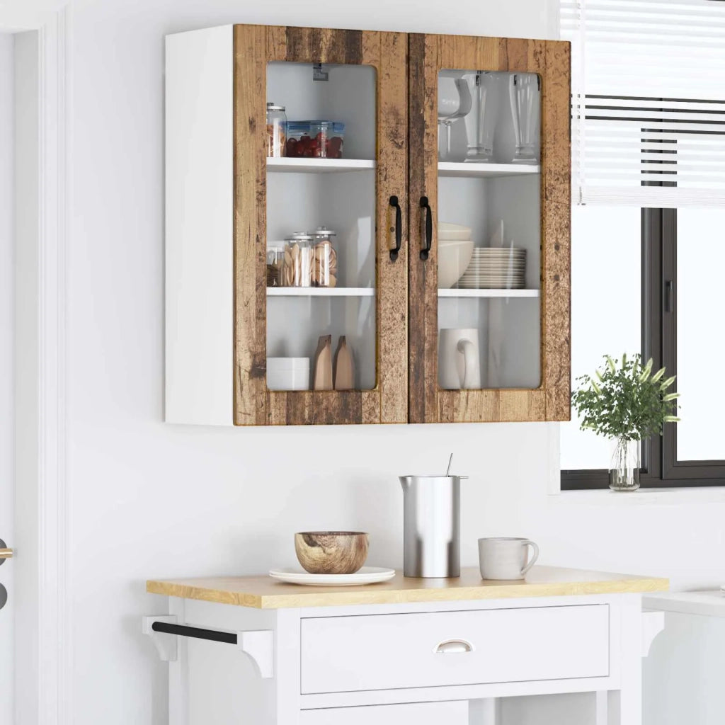 Pannello lavastoviglie Lucca 2 pcs Legno antico 40 x 31 x 80 cm 885002