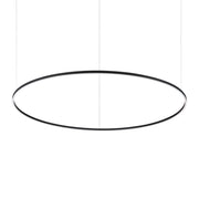 Sospensione Moderna Oracle Alluminio-Materie Plastiche Nero Led 76W K Luce