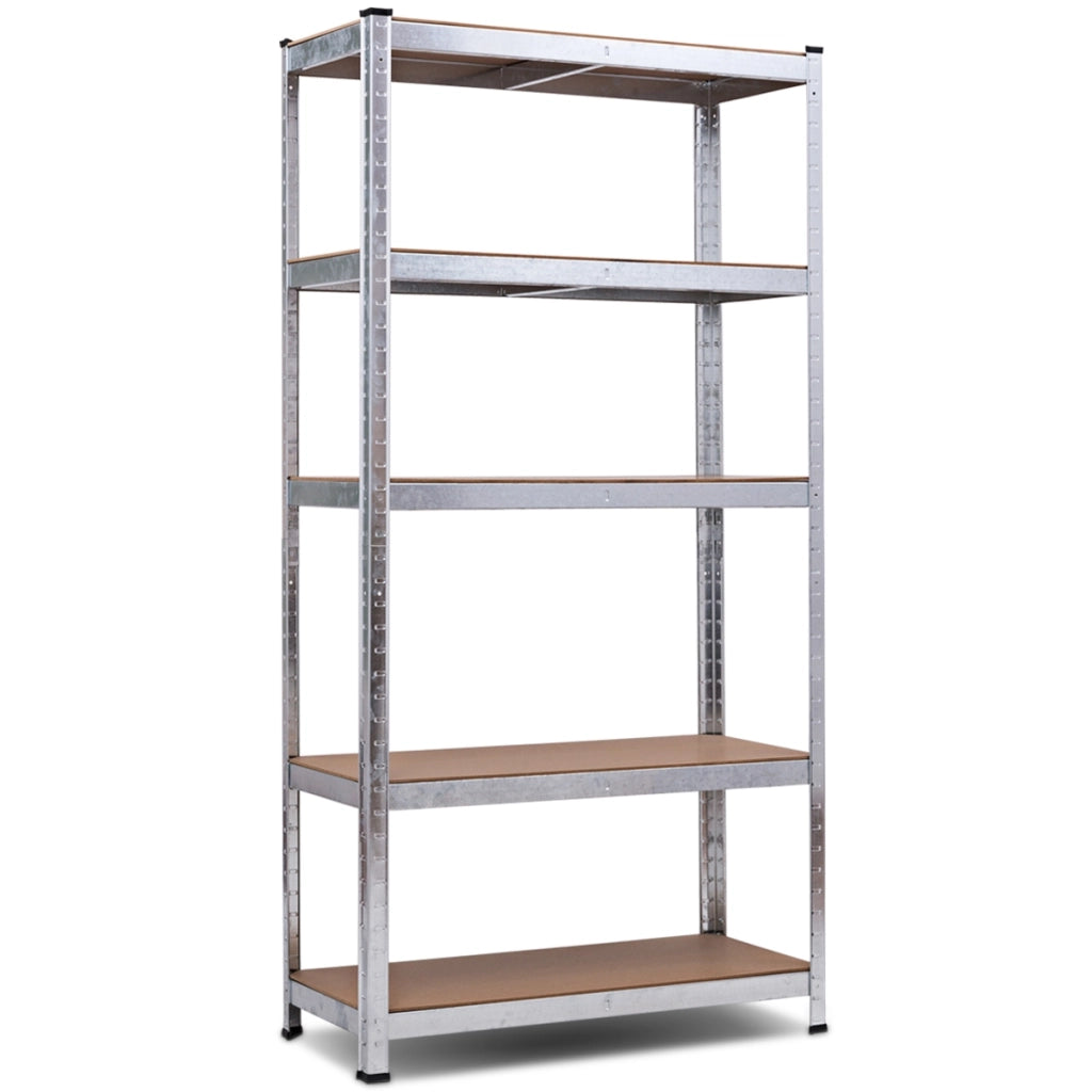 Scaffale con 5 livelli salva spazio, Organizer con struttura in acciaio resistente Argento