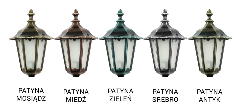 Testa lampada giardino lanterna retro 1xE27 IP43 SU-MA