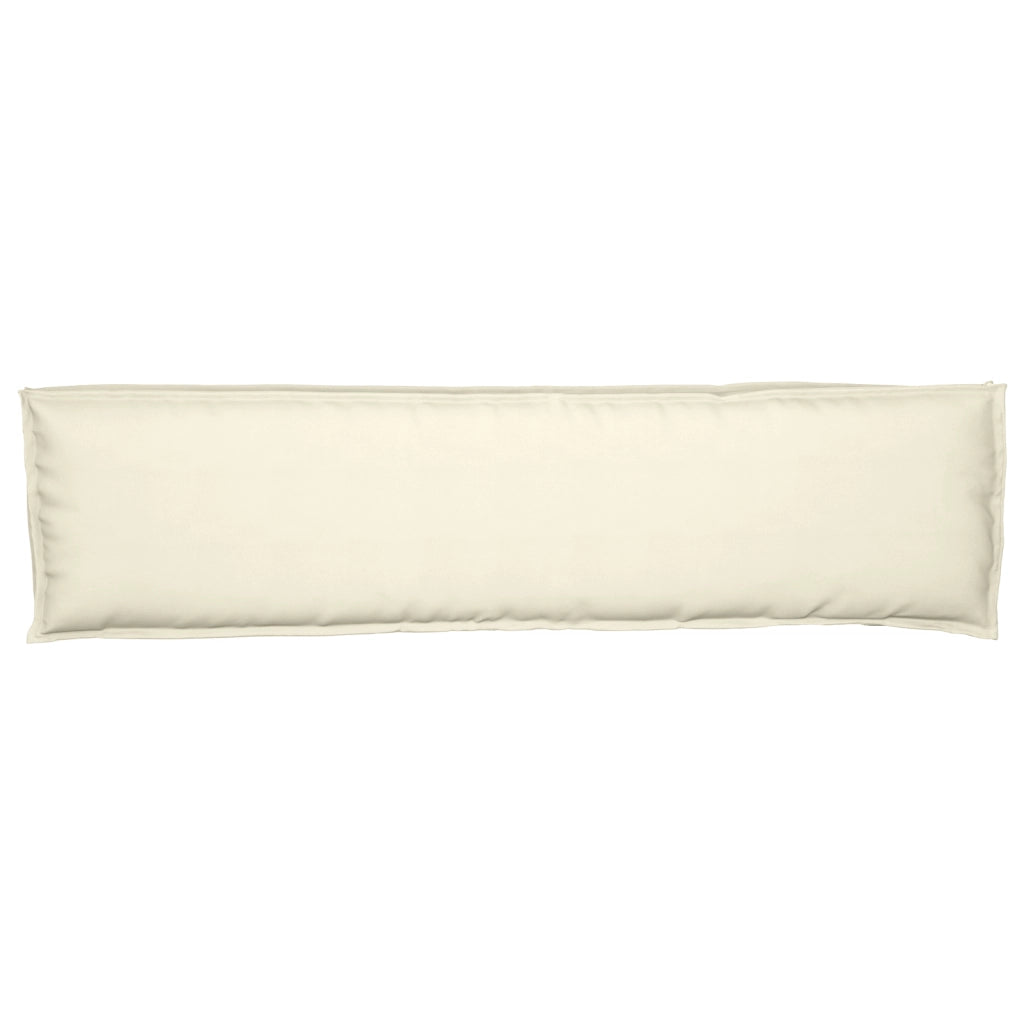 Cuscini per panca 2 pz Crema 150x40x8 cm Tessuto Oxford