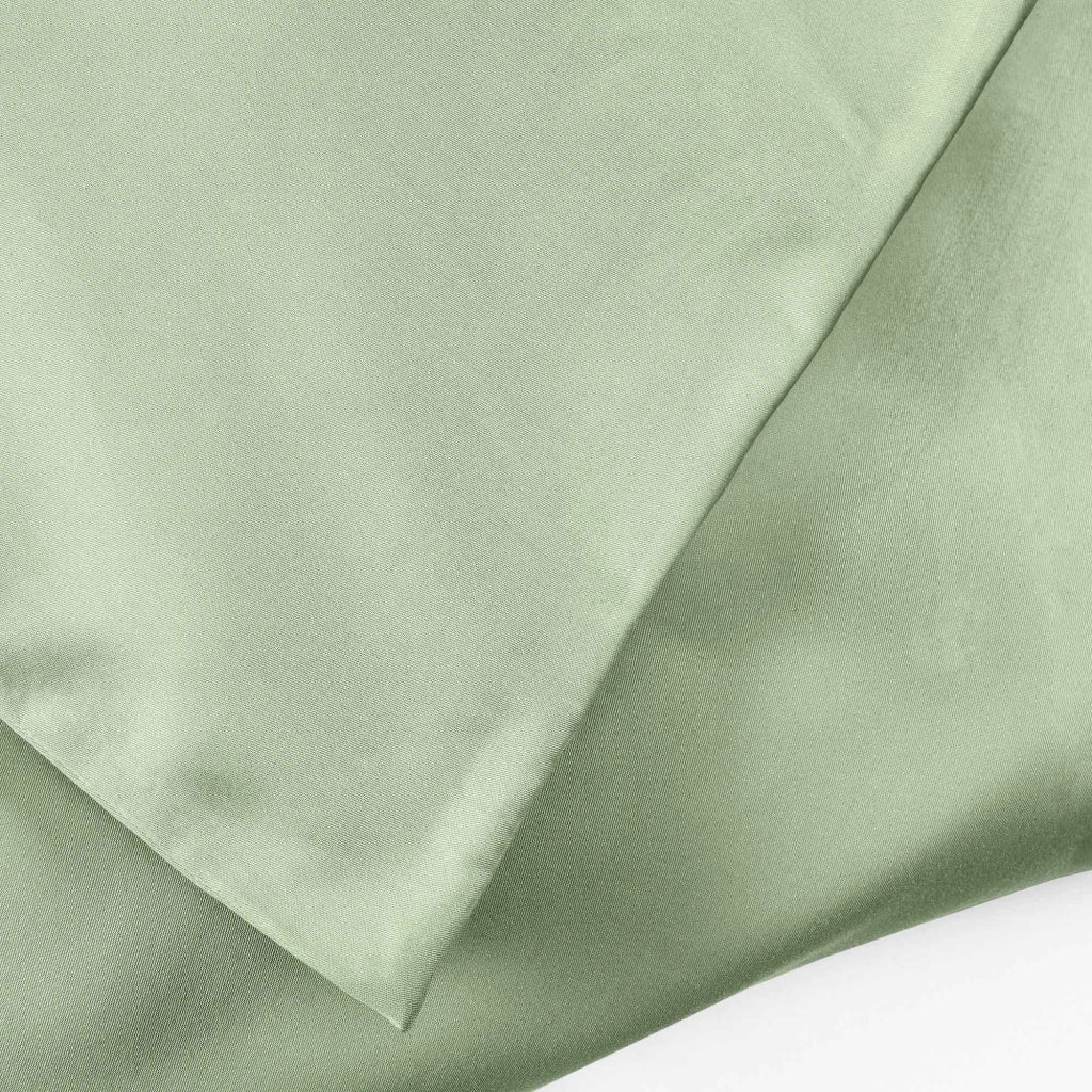 Coppia Federe per Cuscino 50x80 cm in  con Patella – Morbide, Traspiranti,– Tinta Unita, Lavabili  Salvia