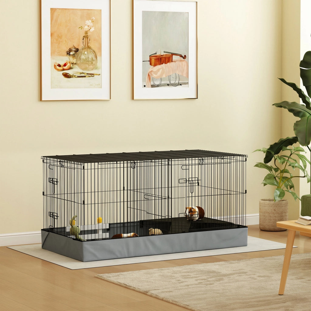 Gabbia per Criceti 2 in 1 ¨C Zephmum ¨C Nero