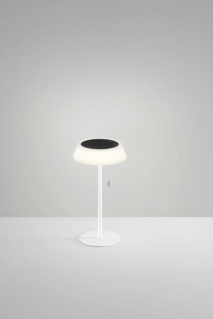 LAMPADA DA TAVOLO SOLARE RICARICABILE LED JIN BIANCA 1,2W 3000K 112LM DIMMERABILE IP54 D170XH320MM