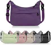 Borsa da Spalla Trasformabile per Donna - Borsa per Uso Giornaliero - Viaggio - Leggera Borsa in Nylon - Sicurezza Antifurto