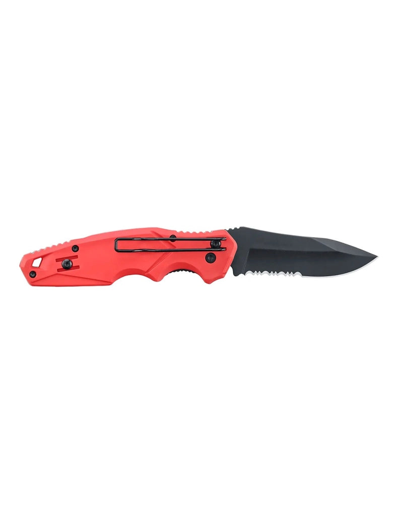 Coltello a serramanico con affilatura della lama in parte liscia e ondulata 4K5 600.100A - TK 100