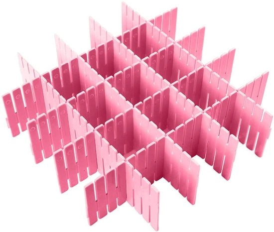 Organizzatore per cassetti 8 pezzi - Distributore di cassetti - Cassetti per intimo/Calze - Articoli da ufficio - Materiale ecologico PP