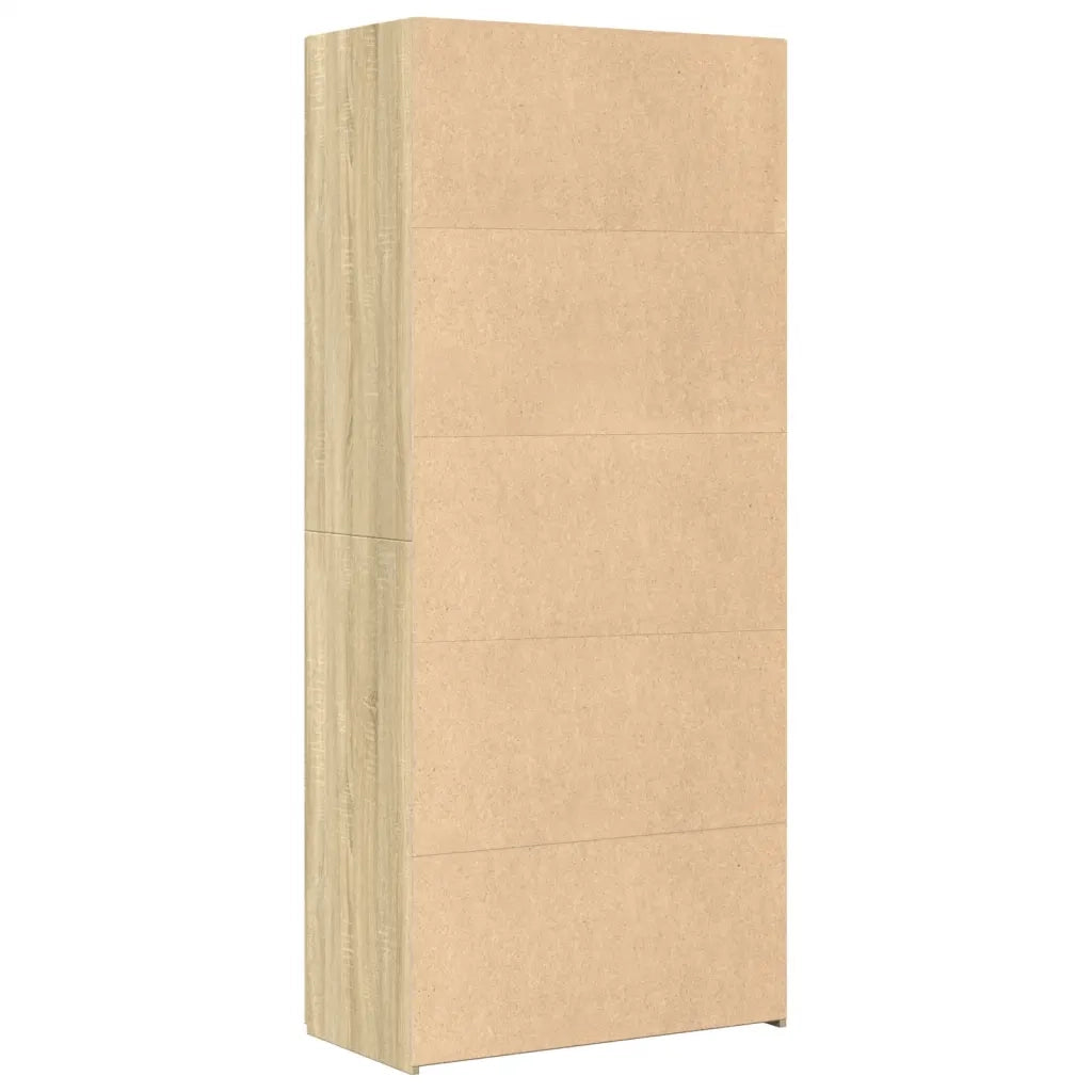 Credenza | Madia | Buffet da pranzo | Armadio da pranzo Rovere Sonoma 80x42,5x185 cm in Legno Ingegnerizzato