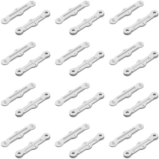Vetrata per finestre - Insetti - Clip per finestre - Adesivo autoattaccante - Montaggio senza foratura - 12 pezzi - Materiale in plastica riciclabile