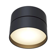 Plafoniera Ceiling & Wall in Alluminio Onda Nero