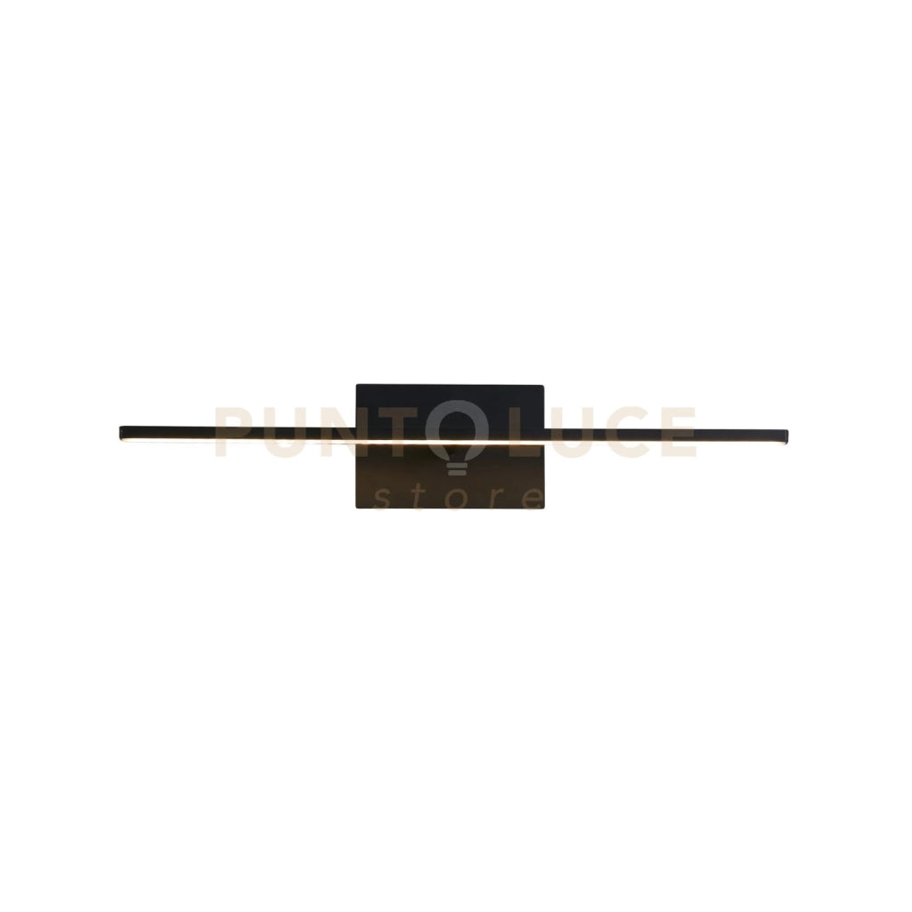 Applique da parete Amalfi LED IP44, metallo nero opaco