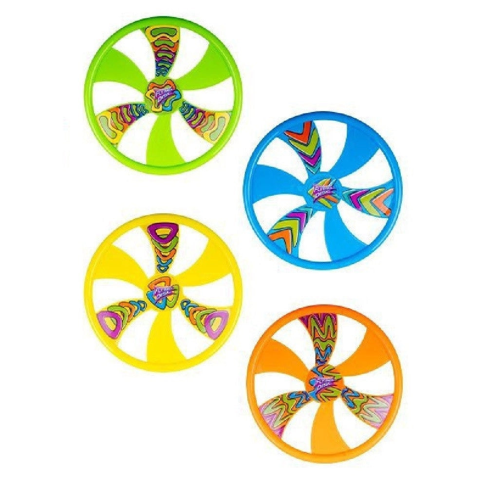 Trade Shop - Frisbee Disegno Stampato Disco 24 Cm Giochi Sport Bambini 4 Colori Ass. 6563025 -