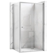 Cabina Doccia Rea Primo Slide 100x80 Chrome