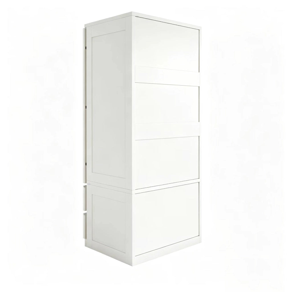 ARMADIO con doppie ante, 70 x 55 x 170 cm, Legno, Bianco