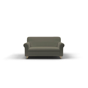 Copridivano Elasticizzato 1 Posto in Poliestere e Cotone Fashionable Tortora